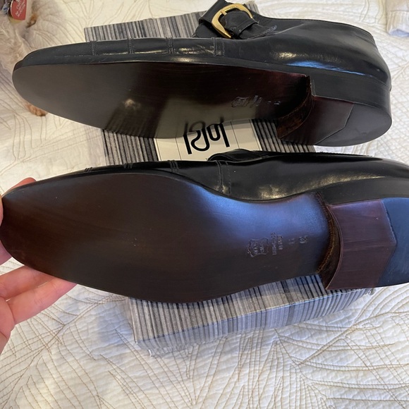 Vintage Romano Martegani Black Loafers NWT - Picture 7 of 11